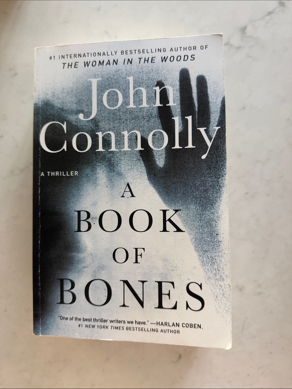 John Connolly "A Book of Bones" Thriller Paperback - Black & White Cover